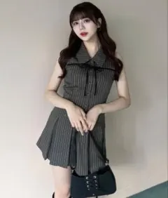 OLIVE des OLIVE ノースリーブシャツミニワンピース