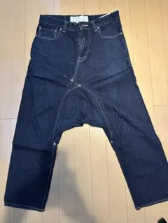 2013 初期 GANRYU サルエル デニム ガンリュウ ギャルソン S GANRYU ガンリュウ コムデギャルソン 異素材 サルエルパンツ