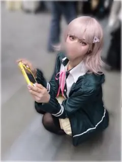 ダンガンロンパ　七海千秋　コスプレ　フルセット　ウィッグ　バニー ダンガンロンパ 七海千秋 コスプレ フルセット ウィッグ バニー M相当