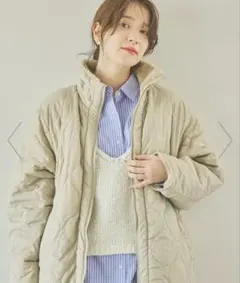 スタジオクリップ　撥水加工　リバーシブルスタンドショートブルゾン