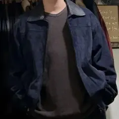 スエードレザー スウェード ジャケット モールスキン ボンバージャケット