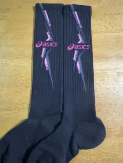 asics バレーボール ソックス ブラック