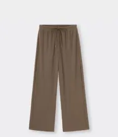 GU リブプルオンパンツ 　ブラウン Lサイズ　XL