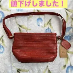 fes 本革　ショルダーバッグ