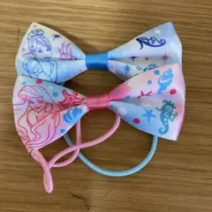 プリンセスデザイン ヘアゴム 2個セット