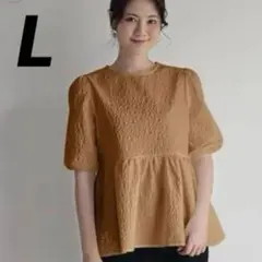 ❣️お洒落❣️トップス ブラウス カットソー レディース L フリル