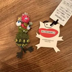 未使用★ALBEROBELLO アルベロベロ　ブローチ　豚さん　カエルのサムネイル