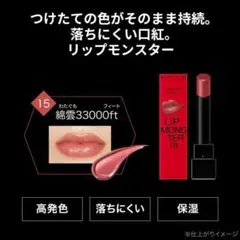 ケイト　リップモンスター　15　綿雲33000ft