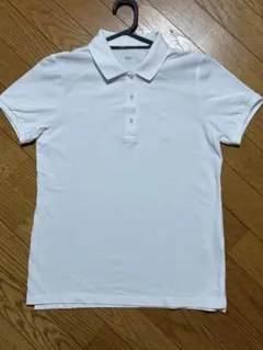 UNIQLO 半袖ポロシャツ ホワイト Mサイズ