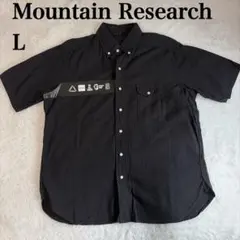 【Mountain Research 】 半袖シャツ 黒　ブラック　Lのサムネイル