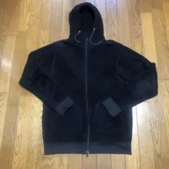 BEAMS フリースパーカー ボアパーカー　ハイジップ　ブラック