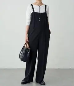 新品✨ Omekashi ジョーゼットキャミサロペット38 ブラック - メルカリ