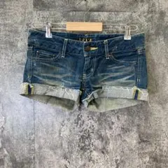 ✨SLY✨スライ♡ショートデニムパンツ♡ダメージ♡日本製♡インディゴ(1)