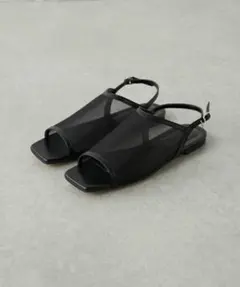 美品☆【2.718】シアースリングバッグサンダル 36 ブラックのサムネイル