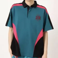 【新品未使用】アトモス　atmos ラガーシャツ グリーン　Lサイズのサムネイル