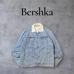 ク*9様 古着Bershka裏ボア デニムジャケット Gジャン Lサイズ 防寒
