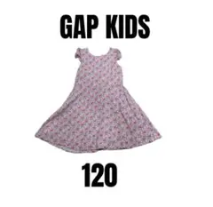 【ギャップキッズ】美品　花柄ノースリーブワンピース　女の子　小花　120