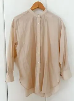 nano UNIVERSE ベージュ　長袖シャツ　ブラウス