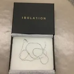 ISOLATION シルバー ネックレス ツイストチェーン