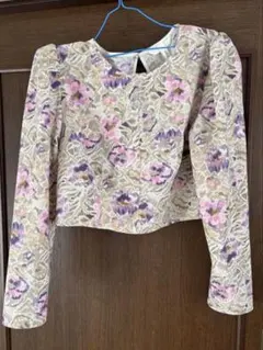 H&M 花柄ブラウス Lサイズ