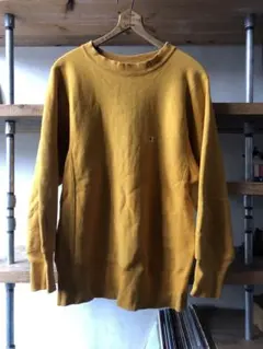 90's Champion REVERSE WEAVE 希少 マスタード