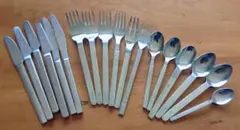 アウトドア用食器　フォーク・ナイフ・スプーン18点