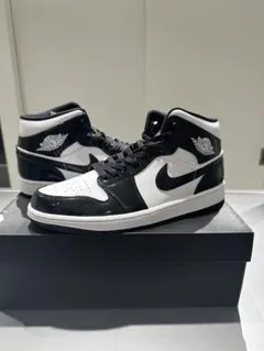 Nike Air Jordan 1 Mid SE All-Star 黒 28.5