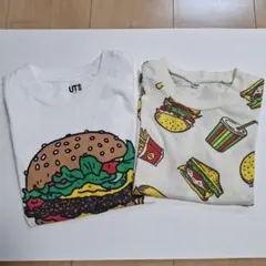 キッズ 半袖Tシャツ 2枚セット 120cm