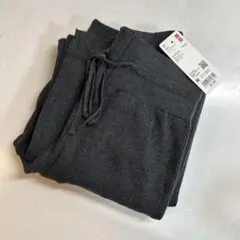 ユニクロ ウォッシャブルニットリブパンツ