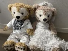 ダッフィー シェリーメイ　ウェディングドレス タキシード　コスチューム