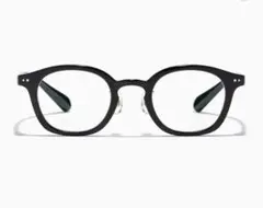 JINS 目が小さく見えにくいメガネ　黒縁