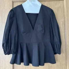 超希少】RED VALENTINO 重ね着風 トップス ハート柄 リボン 上品 
