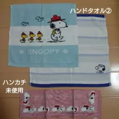 スヌーピー ハンドタオル2枚＆ハンカチセット