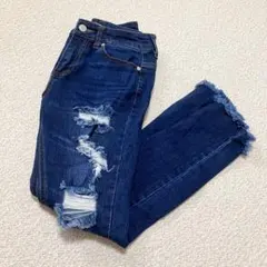 CECIL Mc BEE クラッシュスキニーデニム S