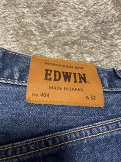 EDWIN エドウィン ダメージ デニム パンツ 403XV 36 メンズ 牛革 