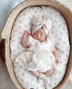 manamama ベビードレス ボンネット セレモニードレス　退院着