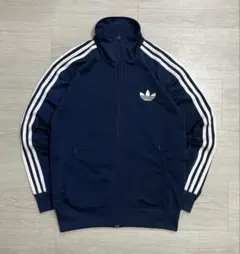 【人気カラー‼️】美品 adidasファイヤーバードトラックジャケット 紺白 古着 adidas アディダス ファイヤーバード トラックジャケット メンズ