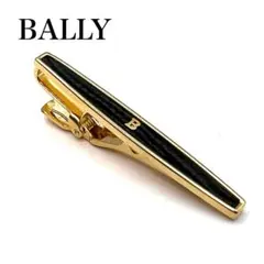 【極美品】BALLY バリー ネクタイピン ゴールド ブラック ドイツ製 Bロゴ