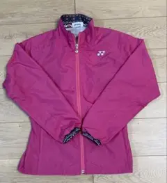 【美品】YONEX テニスウォームアップジャケットピンク系 レディース Ｍサイズ