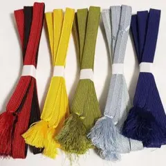 (1198)帯締め 5点 まとめ売り 帯紐 着物 和装 小物