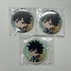 呪術廻戦まるくじ Aloha vibes 伏黒恵 缶バッジ アクリルキーホルダー