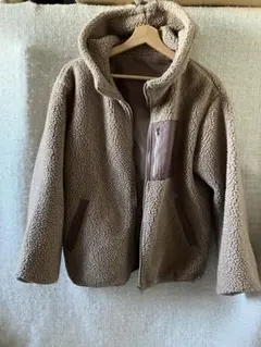 ◆美品◆ レディースフリースボアジャケット M アメリカ古着　フード