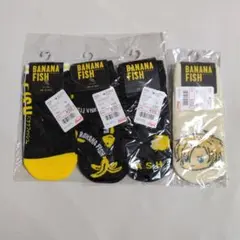 BANANA FISH Availコラボ ソックス 靴下 4足セット まとめ売りのサムネイル