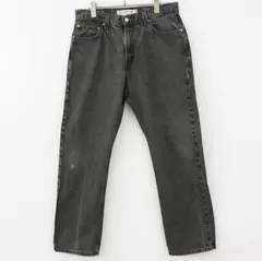 リーバイス505 Levis W34 ブラックデニム 黒 ストレート 7238