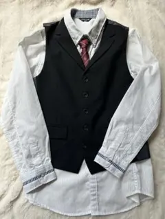 COMME CA ISM フォーマルスーツ 一式セット150 ネクタイ付き