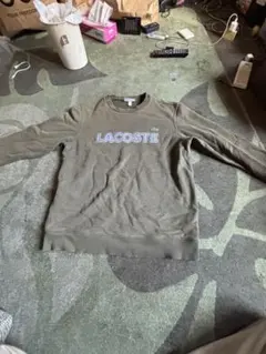 LACOSTE オリーブ色 長袖カットソー