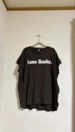 coca ブラウン 半袖Tシャツ ロゴ入り