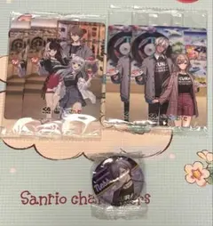 にじさんじ　くら寿司　カード　缶バッジ　5点セット