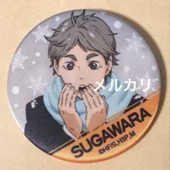 ハイキュー!! 菅原孝支 シルキー缶バッジ - メルカリ