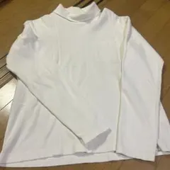 TAKEO KIKUCHI タケオキクチタートルネック カットソー 白サイズ2